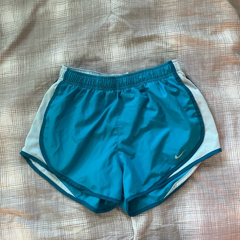 blue nike shorts